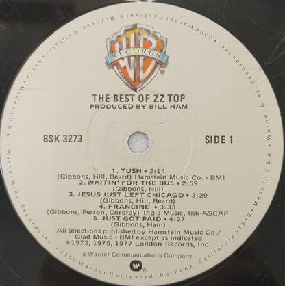ZZ Top : The Best Of ZZ Top (LP, Comp, RE, Win)