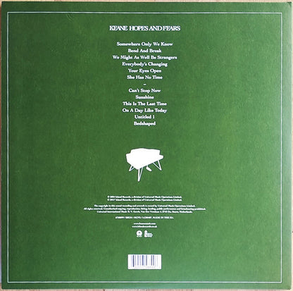 Keane : Hopes And Fears (LP, Album, RE, MPO)