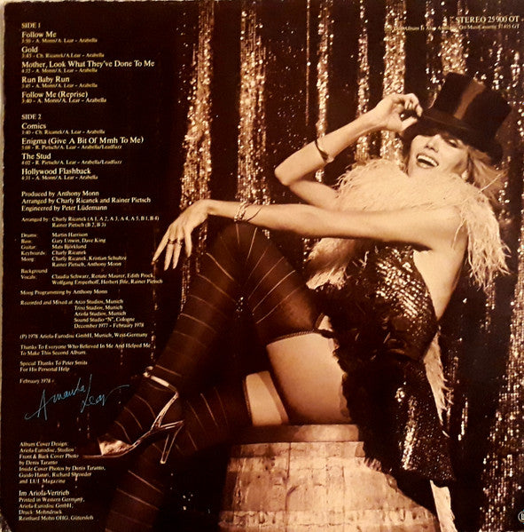 Amanda Lear : Sweet Revenge (LP, Album, P/Mixed, Gat)