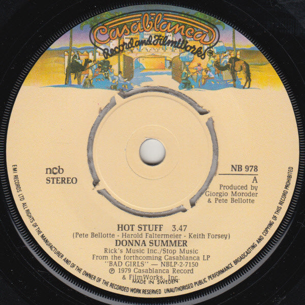 Donna Summer : Hot Stuff (7", Single)