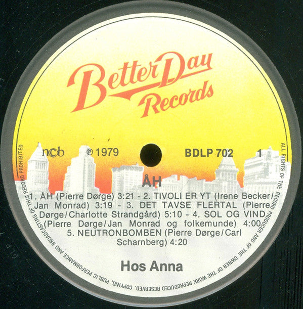 Hos Anna : Åh (LP, Album)