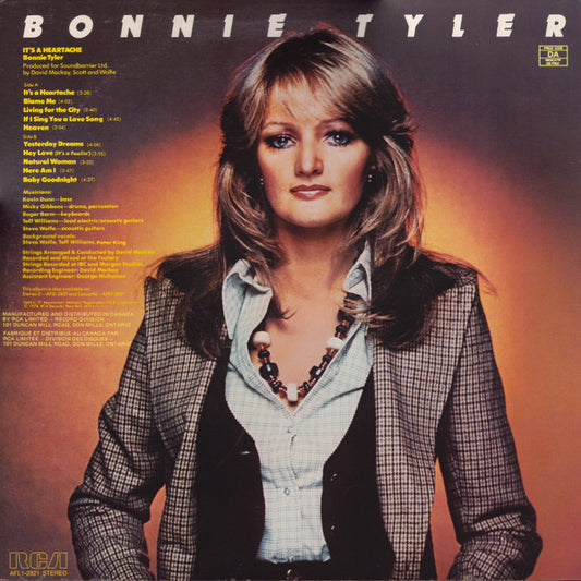 Bonnie Tyler : It's A Heartache (LP, Album)