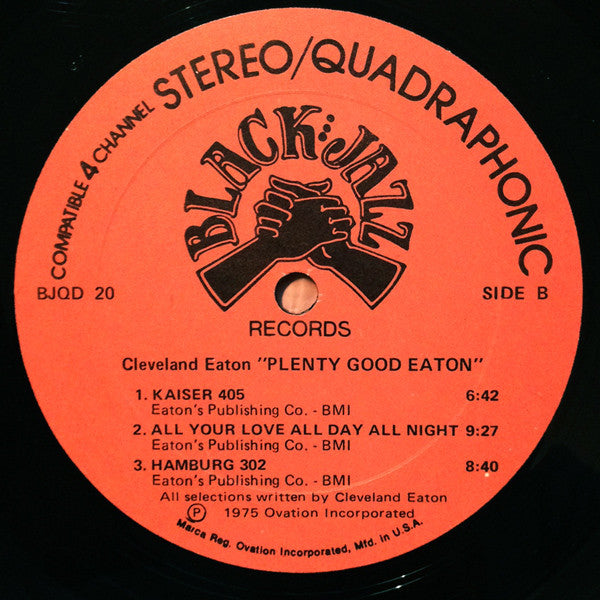 Cleveland Eaton : Plenty Good Eaton (LP, Album, Quad)