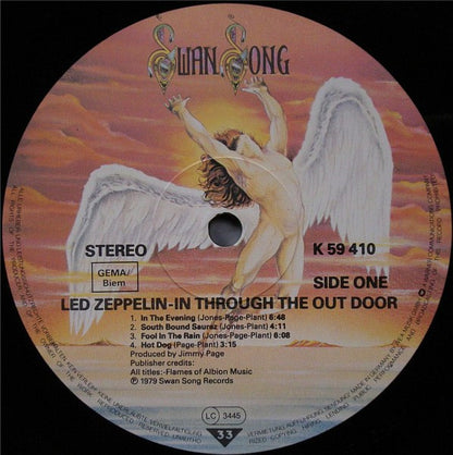 Led Zeppelin : In Through The Out Door (LP, Album, RE, "A")