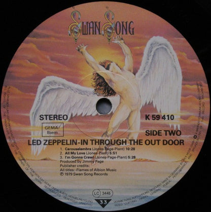 Led Zeppelin : In Through The Out Door (LP, Album, RE, "A")