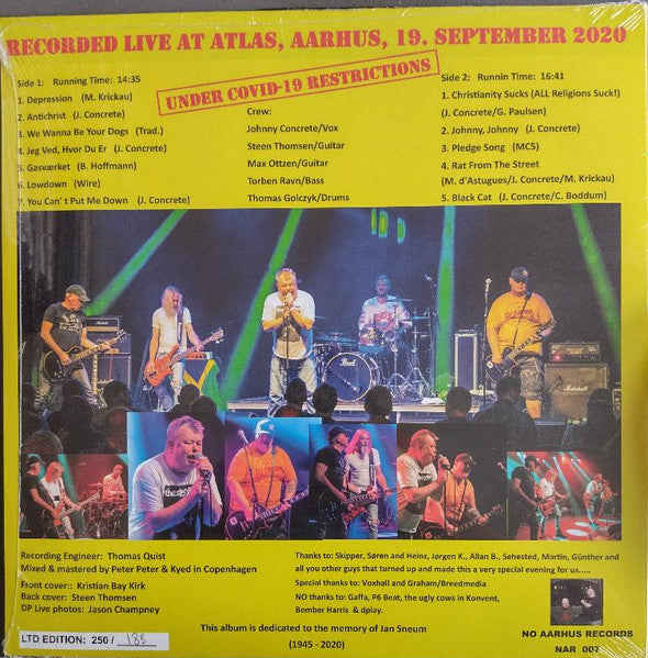 Dream Police (3) : Face Reality - Live At Atlas , Aarhus (LP, Album, Ltd, RE, Red)