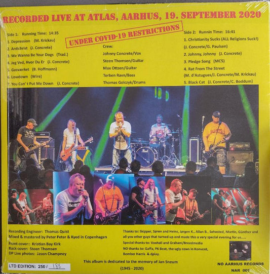 Dream Police (3) : Face Reality - Live At Atlas , Aarhus (LP, Album, Ltd, RE, Red)
