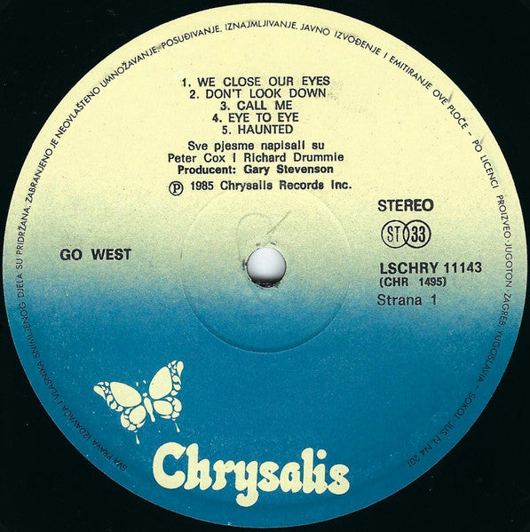 Go West : Go West (LP, Album)