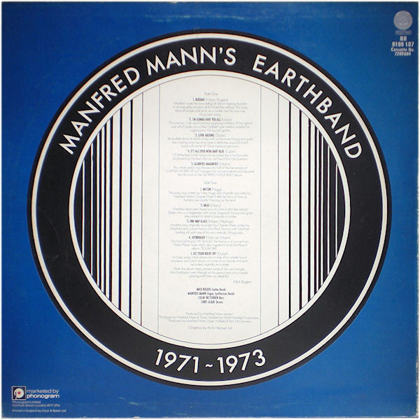 Manfred Mann's Earth Band : 1971 - 1973 (LP, Comp)