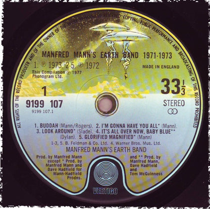 Manfred Mann's Earth Band : 1971 - 1973 (LP, Comp)
