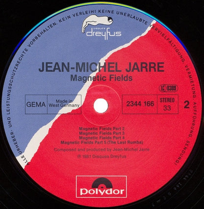 Jean-Michel Jarre : Magnetic Fields (LP, Album, RP, Blu)