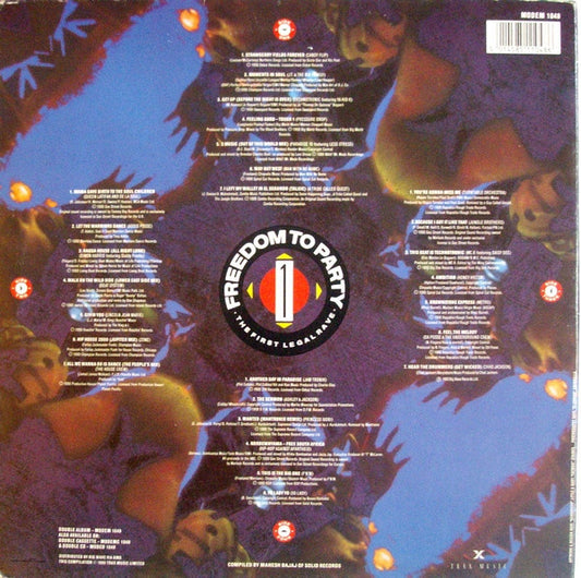 Various : Freedom To Party 1 - The First Legal Rave (2xLP, Comp)