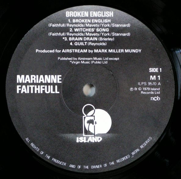 Marianne Faithfull : Broken English (LP, Album)