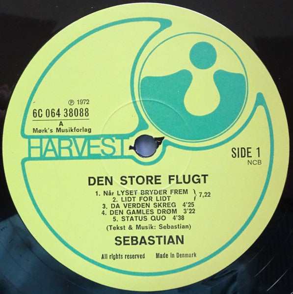 Sebastian (5) : Den Store Flugt (LP, Album)