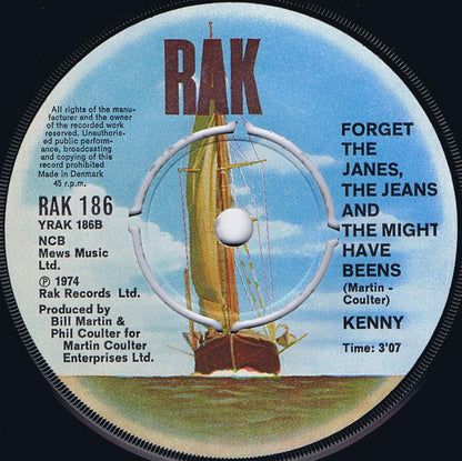 Kenny (3) : The Bump (7", Single, Yel)