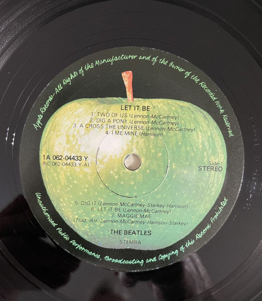 The Beatles : Let It Be (LP, Album, RE)