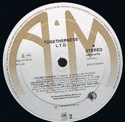 L.T.D. : Togetherness (LP, Album)