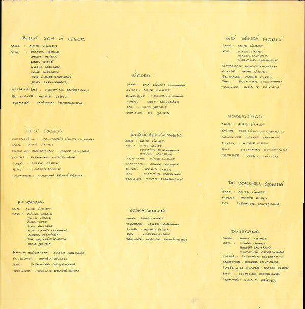 Anne Linnet : Go' Sønda' Morn' (LP, Album)