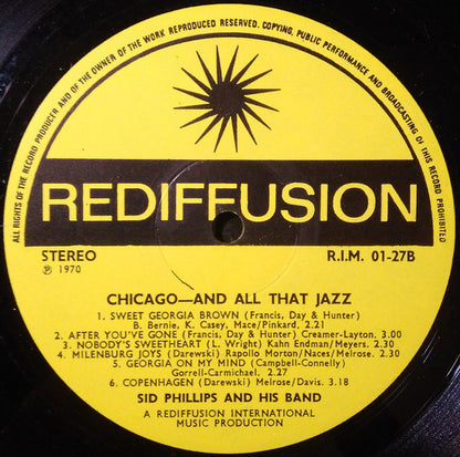 Sid Phillips And His Band* : Chicago And All That Jazz (LP)