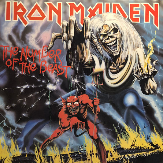 Iron Maiden : The Number Of The Beast (LP, Album)