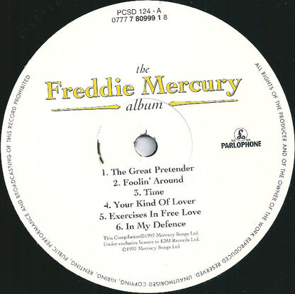 Freddie Mercury : The Freddie Mercury Album (LP, Comp)