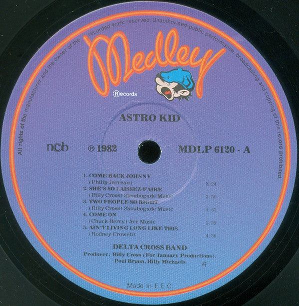 Delta Cross Band* : Astro-Kid (LP, Album)