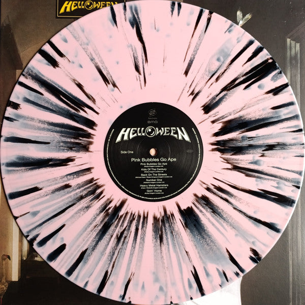Helloween : Pink Bubbles Go Ape (LP, Album, Ltd, RE, Pin)