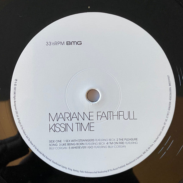 Marianne Faithfull : Kissin Time (LP, Album, RE, 180)