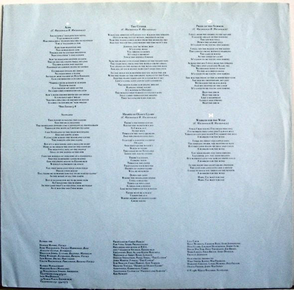 Runrig : The Cutter & The Clan (LP, Album)