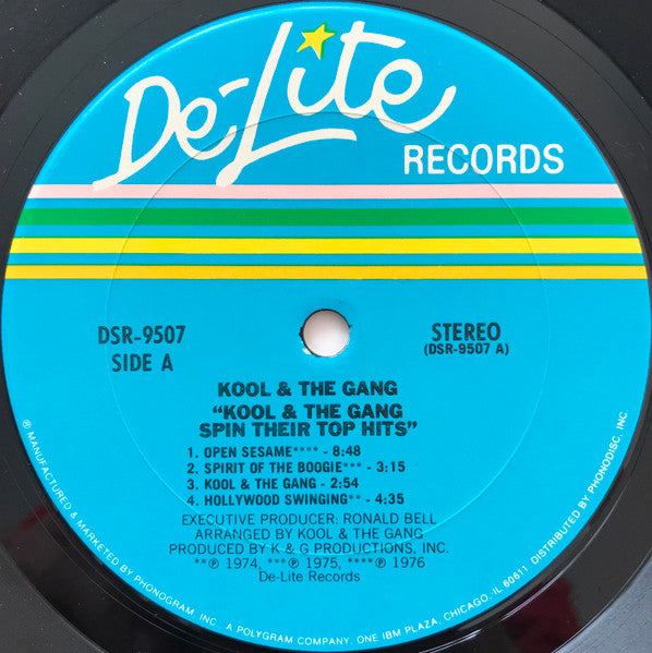 Kool & The Gang : Spin Their Top Hits (LP, Comp)