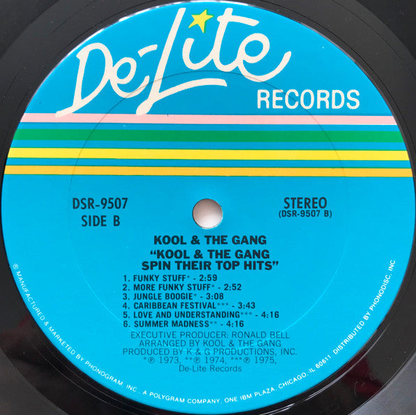Kool & The Gang : Spin Their Top Hits (LP, Comp)
