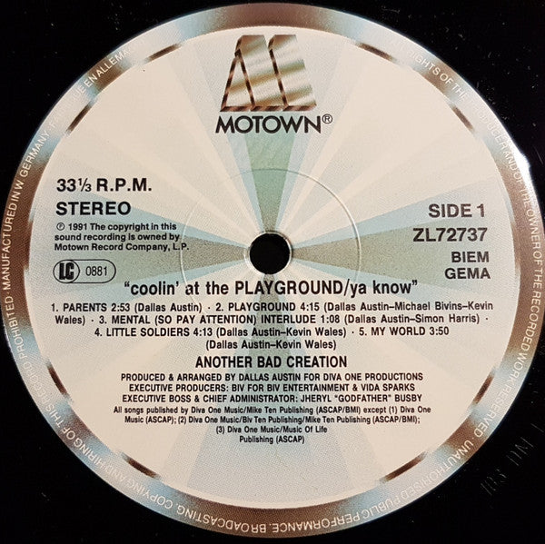 Another Bad Creation : Coolin' At The Playground Ya' Know (LP, Album)