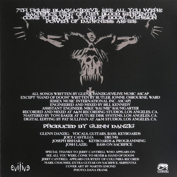 Danzig : Danzig 5: Blackacidevil (LP, Album, Ltd, RE, 180)