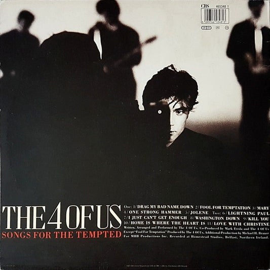 The 4 Of Us : Songs For The Tempted (LP, Album)