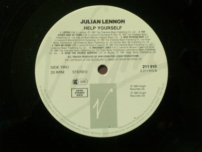 Julian Lennon : Help Yourself (LP, Album)