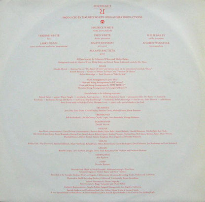 Earth, Wind & Fire : Powerlight (LP, Album)