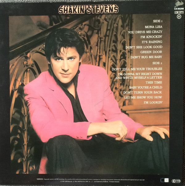 Shakin' Stevens : Shaky (LP, Album, CX )