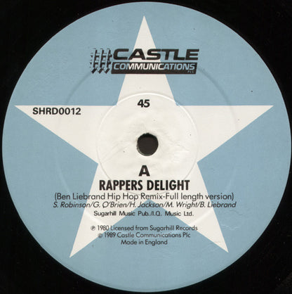 Sugarhill Gang : Rapper's Delight (Hip Hop Remix 1989) (12")