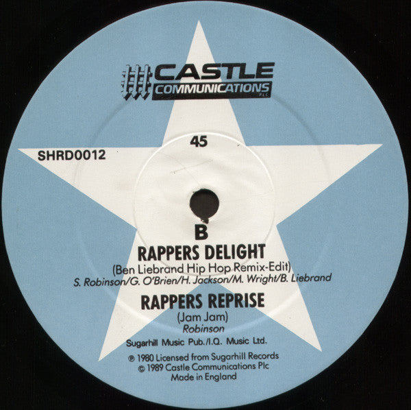 Sugarhill Gang : Rapper's Delight (Hip Hop Remix 1989) (12")