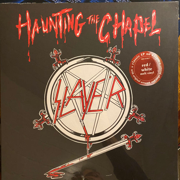Slayer : Haunting The Chapel (12", EP, RE, RM, Red)