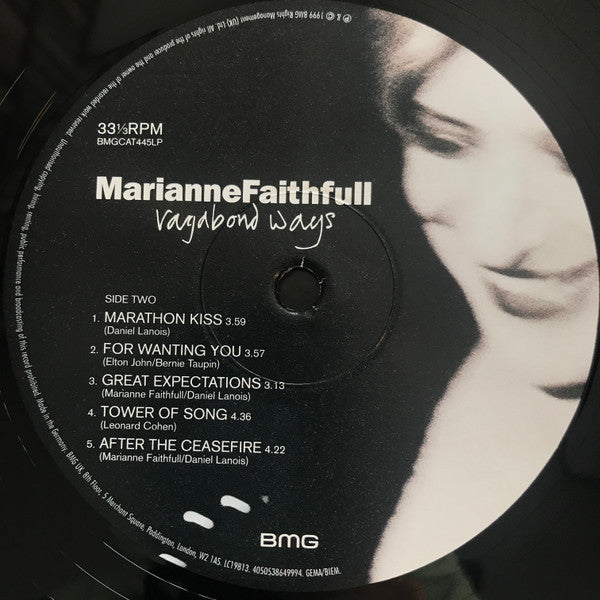 Marianne Faithfull : Vagabond Ways (LP, Album, RE, 180)