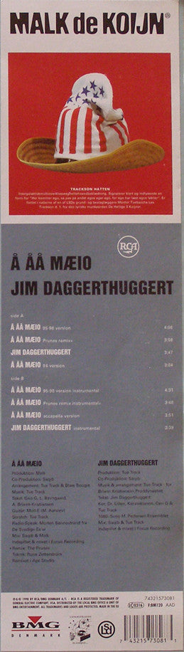 Malk De Koijn : Å ÅÅ Mæio / Jim Daggerthuggert (12")