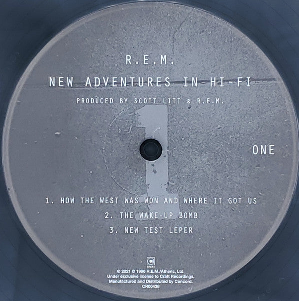R.E.M. : New Adventures In Hi-Fi (2xLP, Album, RE, RM, 25t)