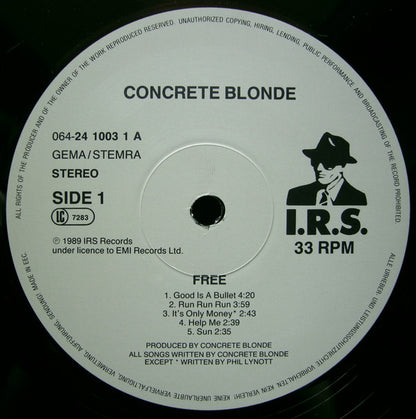 Concrete Blonde : Free (LP, Album)