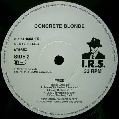 Concrete Blonde : Free (LP, Album)