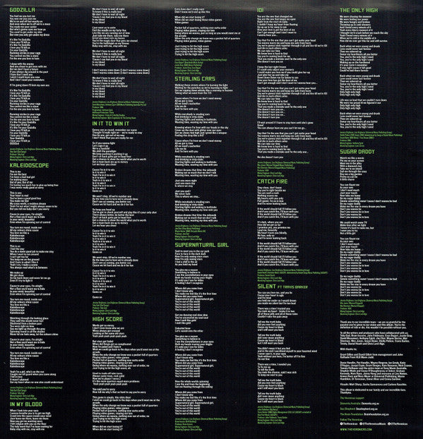 The Veronicas : Godzilla (LP, Album, Gre)
