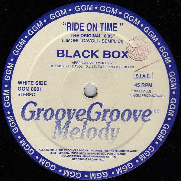 Black Box : Ride On Time (12")