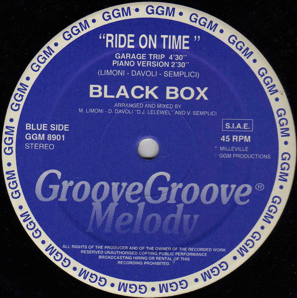 Black Box : Ride On Time (12")
