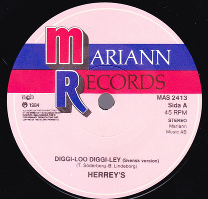 The Herrey's : Diggi Loo / Diggi Ley (7", Single)