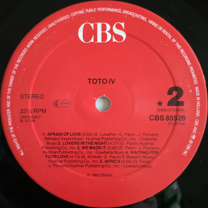 Toto : Toto IV (LP, Album, RE)